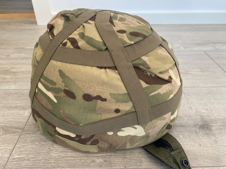 Original New British MK6 Ballistic Helmet With Revision Goggles size L