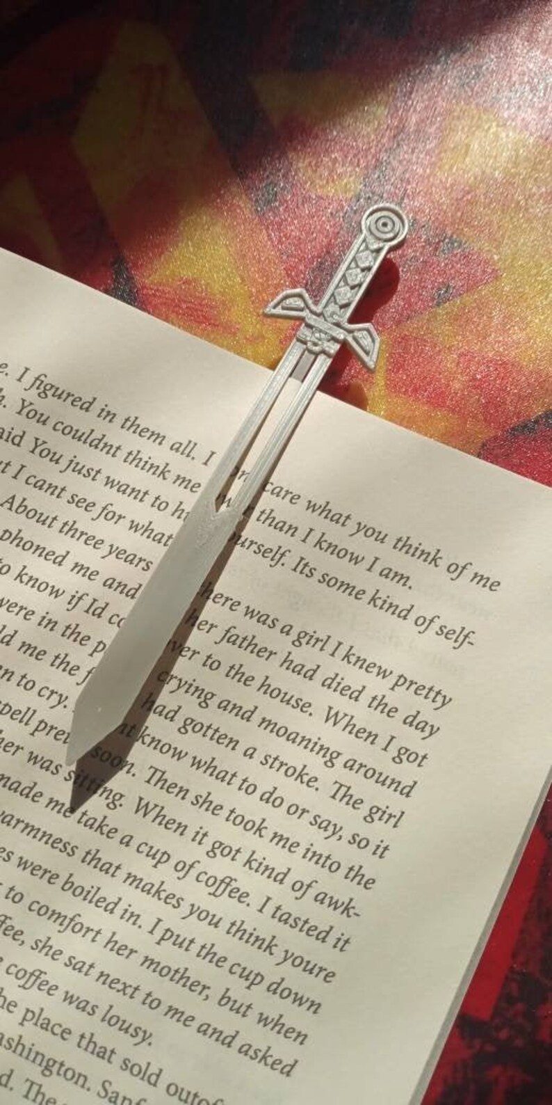 Sword Bookmark 2.0 3D Printed - Etsy