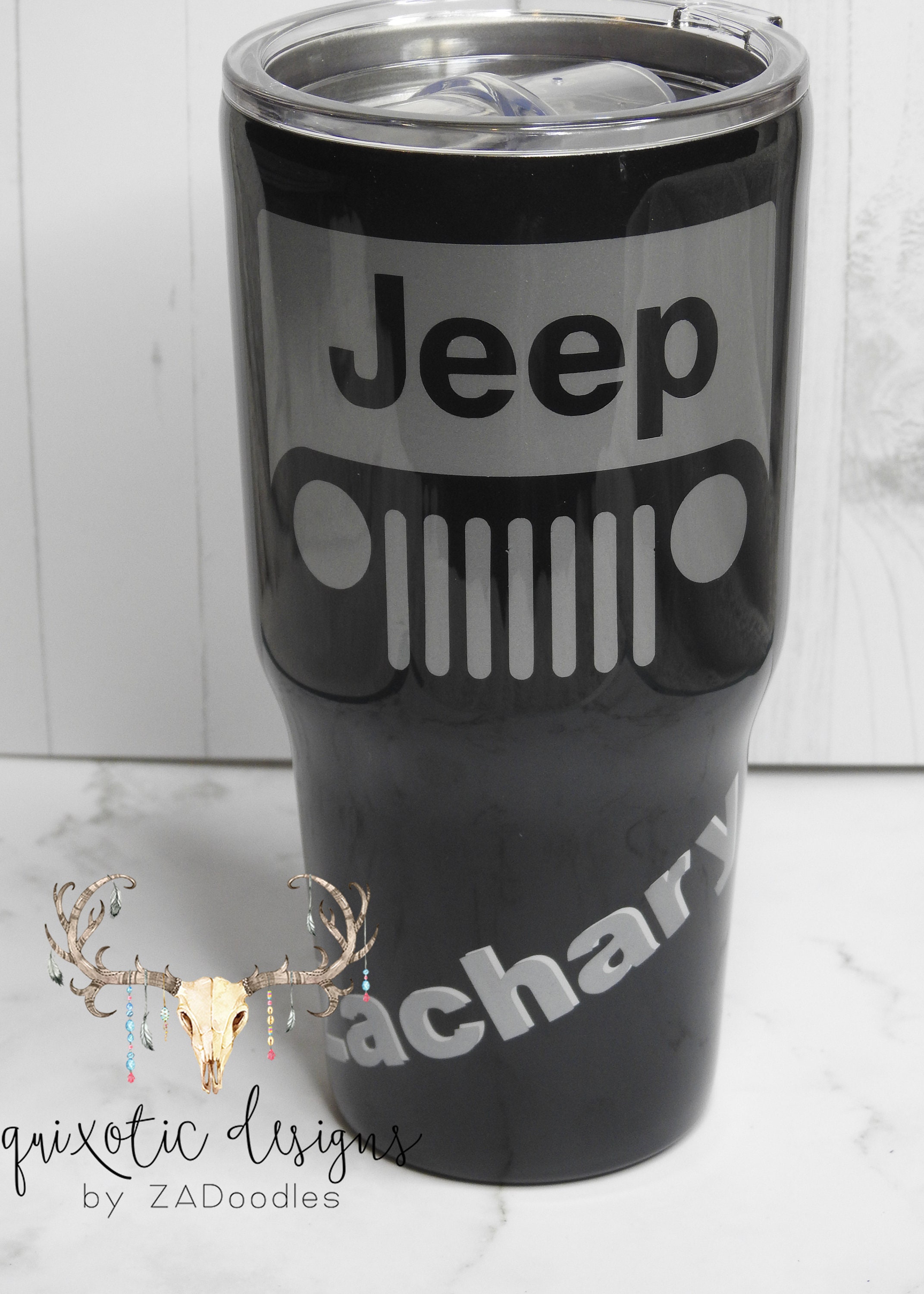 Custom Made Jeep Tumbler Etsy
