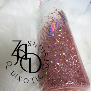 Personalized 20oz Gradient Tumbler - choice of two-color glitters