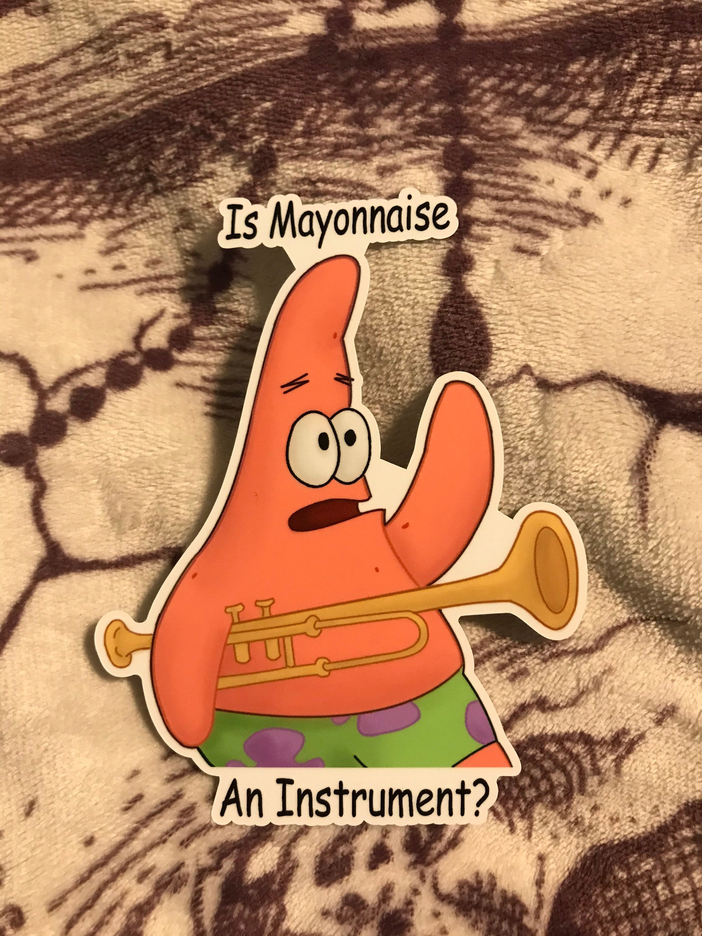 Is Mayonnaise an Instrument decal Etsy