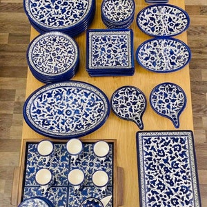 Handmade Handpainted Ceramic Palestinian Hebron Products for kitchenware | Drinkware | Dinning | Serving | custom set different items