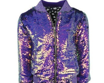 Sequin Bomber, Sequins Bomber Jacket