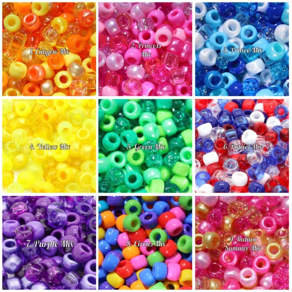 Personalised Bead Name Tags Keyring School bag Tags Etsy