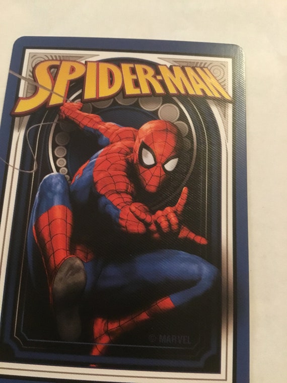 nuevo stock antiguo para Spider-Man naipes imagen Etsy España