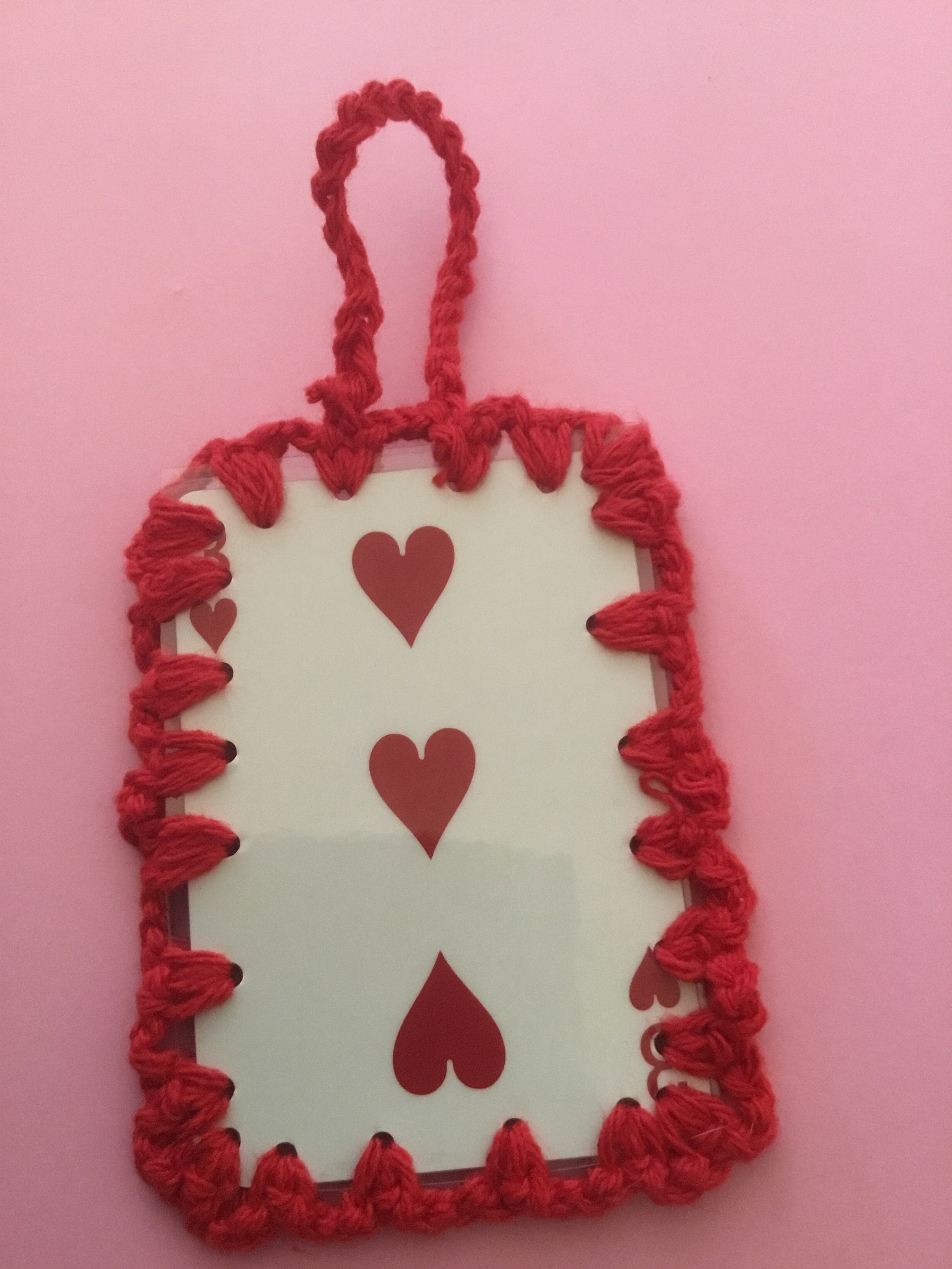 Vintage playing card laminated crochet around the edges | Etsy