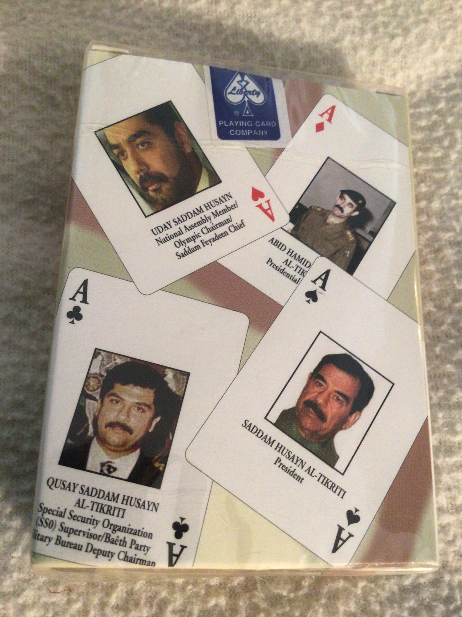 NOS complete deck Iraqs most wanted playing cards images of Etsy