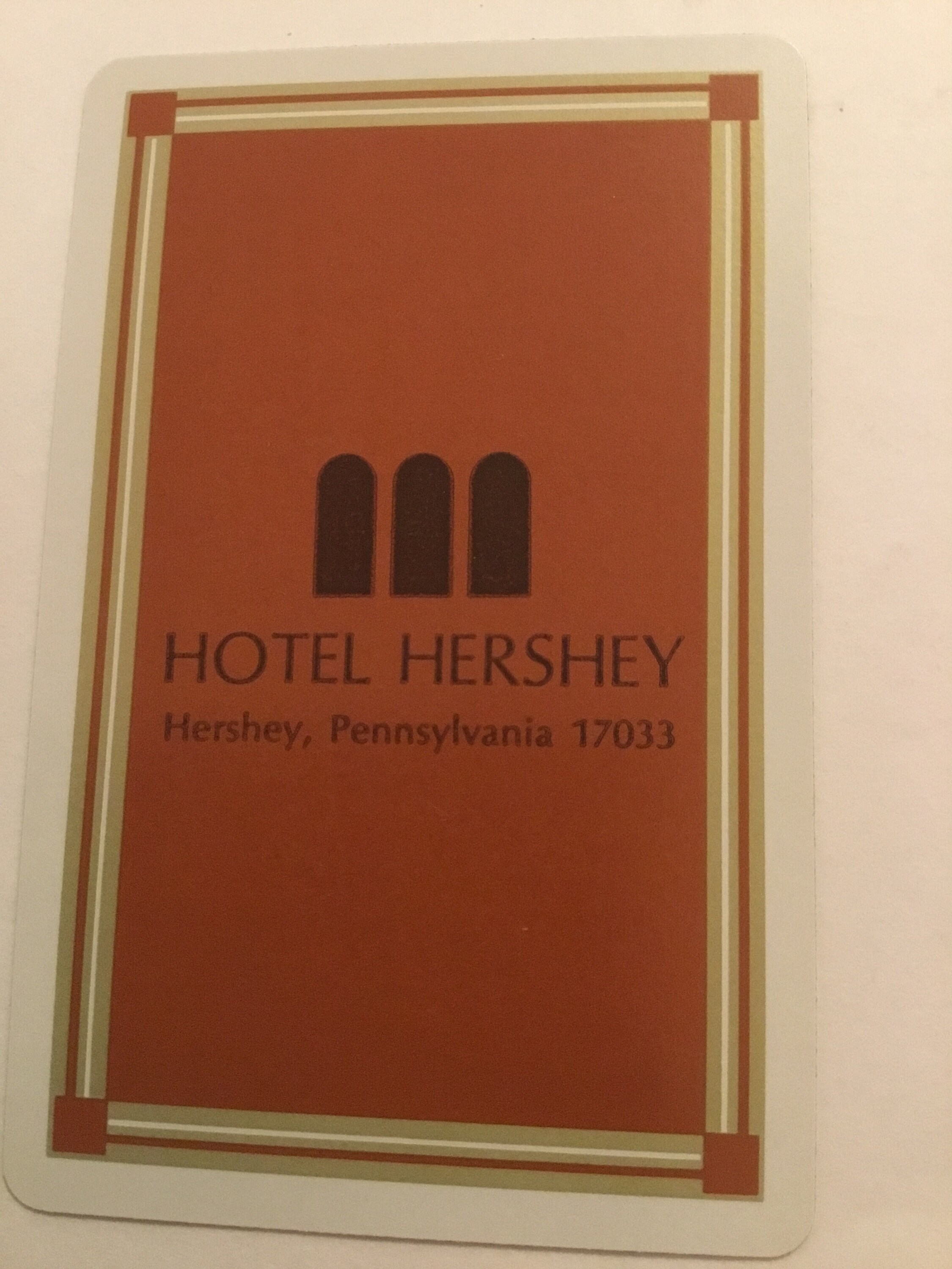 Nos Vintage Advertising Playing Card Hotel Hershey - Etsy Canada