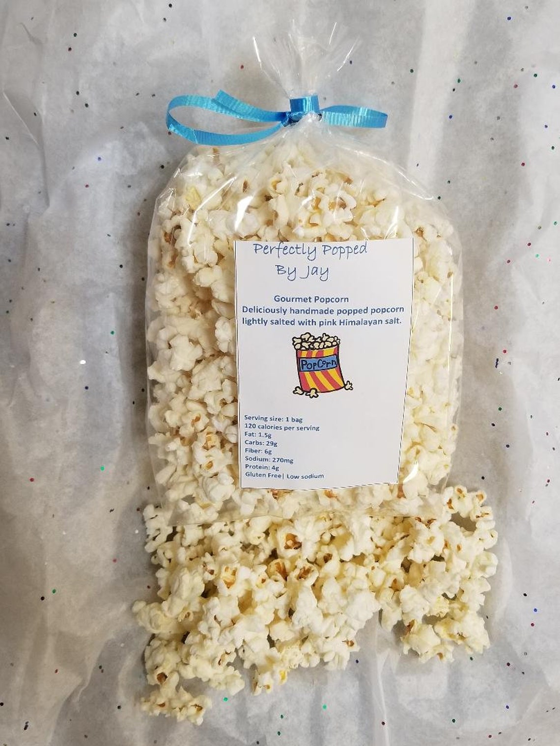 Gourmet Popcorn Himalayan Salt Flavor Small Bag - Etsy
