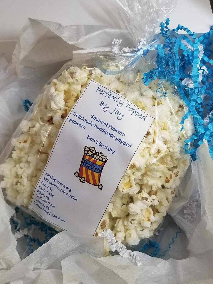 Don't Be Salty Gourmet Salt Free Popcorn Small Bag Etsy