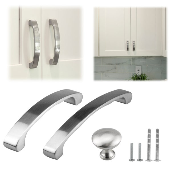 Brushed Nickel Pulls Etsy