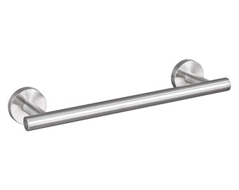 Brushed Nickel Stainless Steel Towel Bar: Modern Bathroom Storage