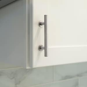 Brushed Nickel Modern Cabinet Pulls: Stainless Steel Drawer Handles