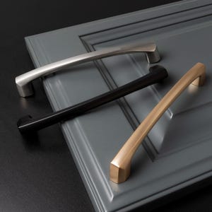 5" Modern Cabinet Pull: Solid Zinc Alloy Drawer Handle