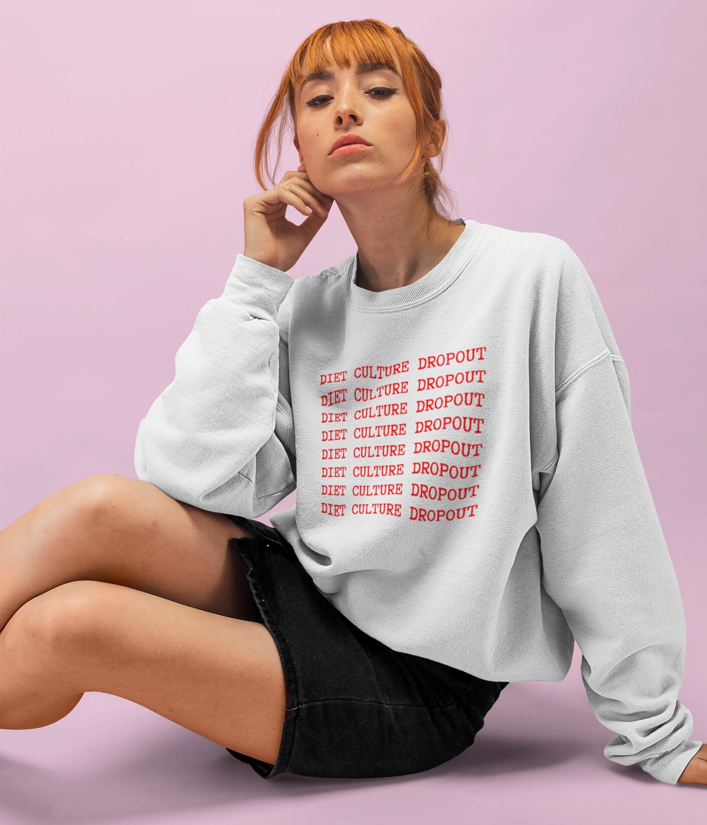 diet dropout sweatshirt