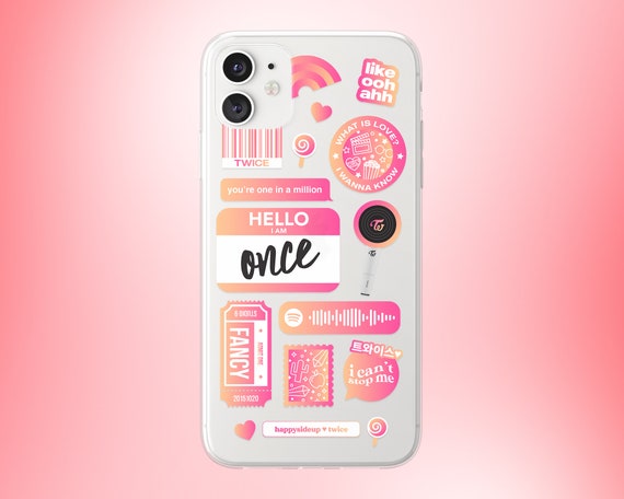 Twice Fandom Case Once Phone Case Kpop Merch Transparent Etsy