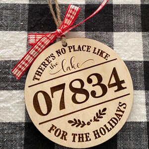 There’s No Place Like Home Zip Code Ornament | There’s No Place Like the Lake