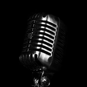 Music Wall Art - Vintage Microphone Digital Download Prints