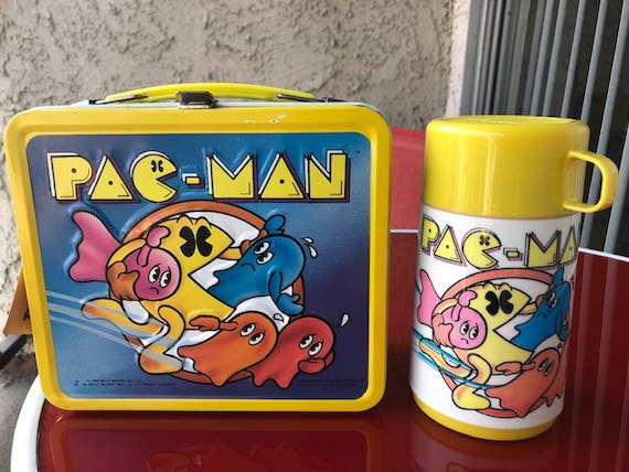 SUPER CLEAN Pac Man Vintage Lunch Box 1980