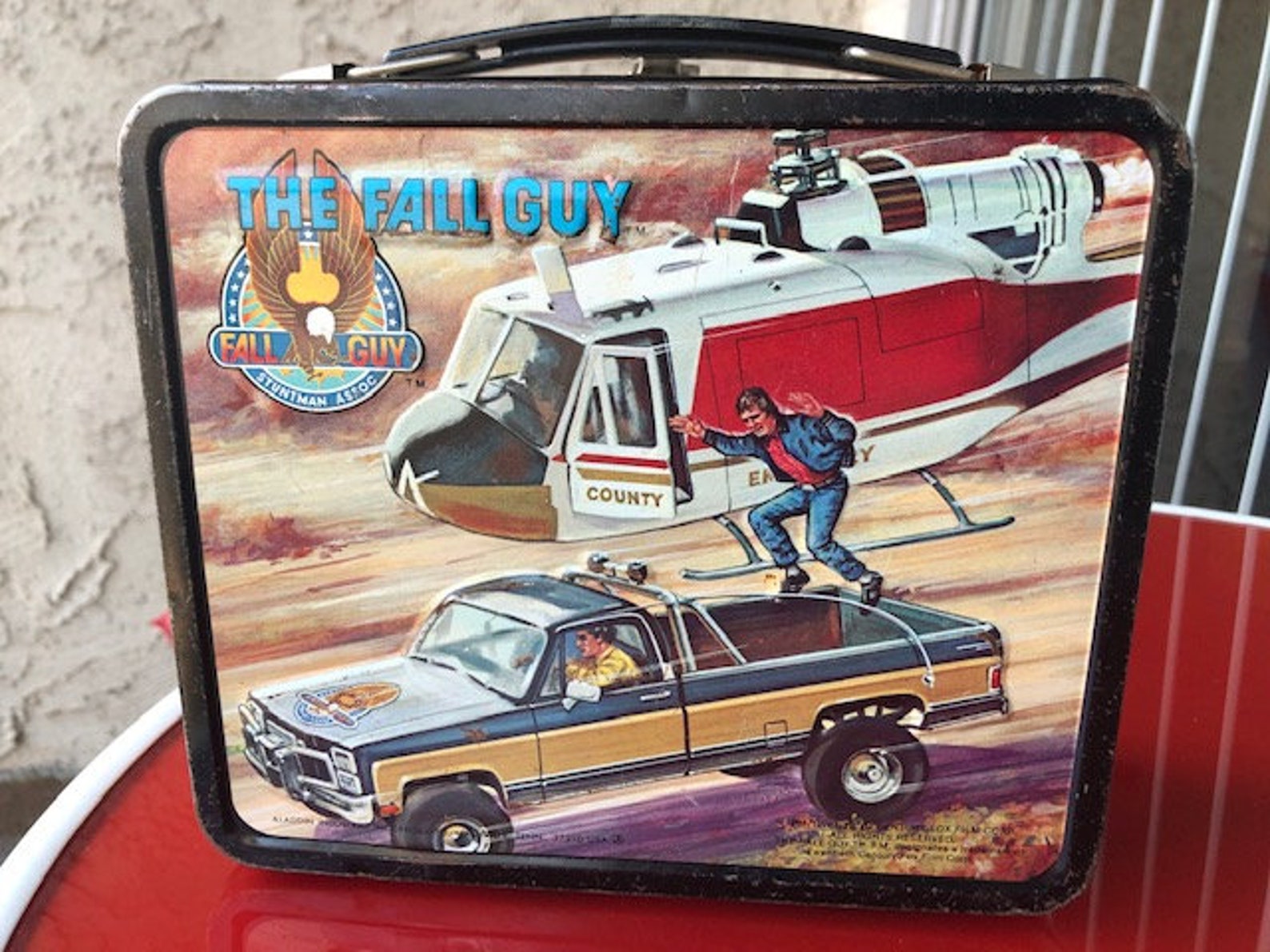 The Fall Guy Vintage Metal Lunch Box 1981 Etsy
