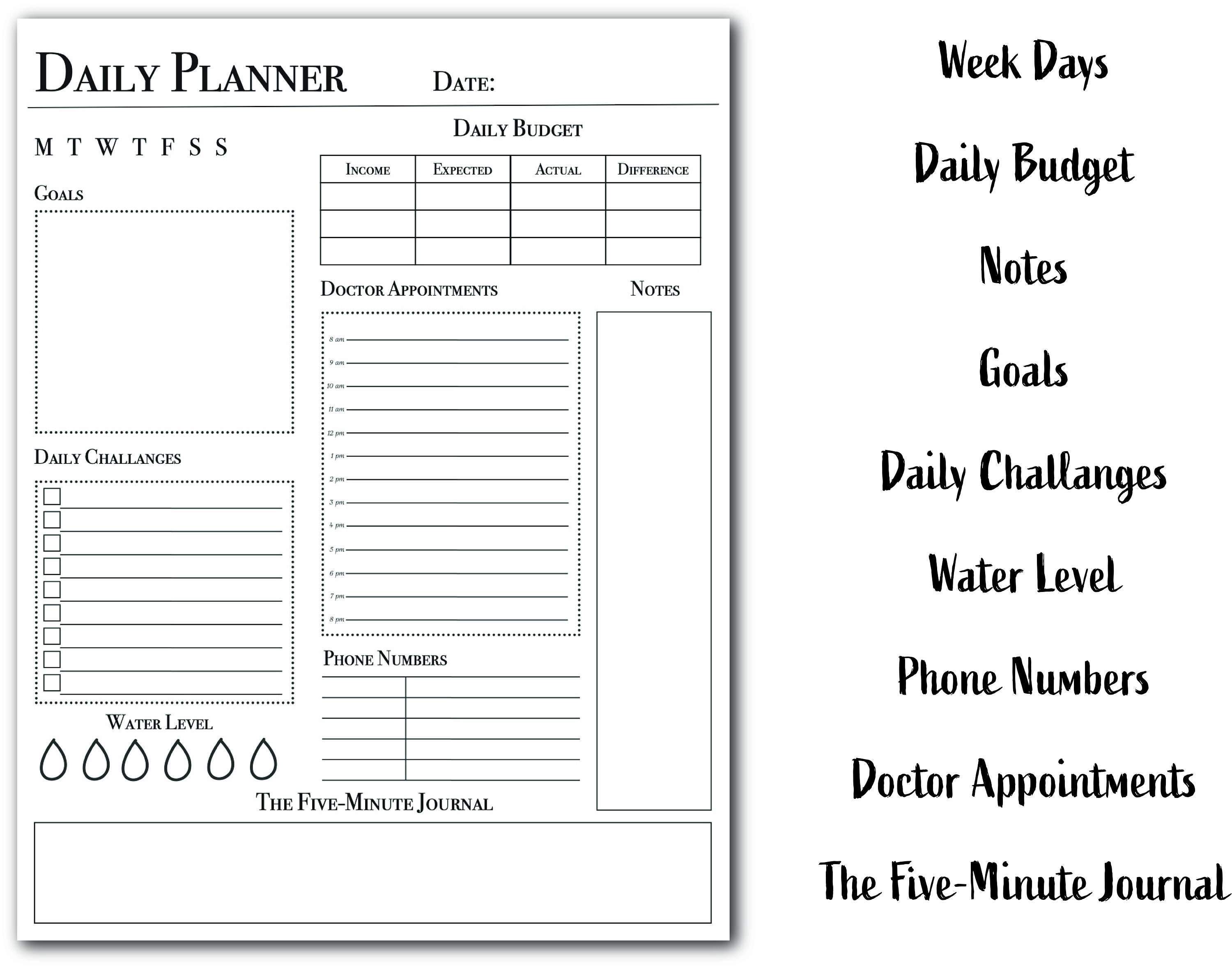 Daily Notes Template Daily Notes Template