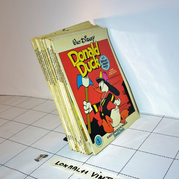 Dutch "De beste verhalen van Donald duck serie" Walt Disney's Comic Book magazine for kid, collector Nederland Mickey Mouse Uncle Scrooge
