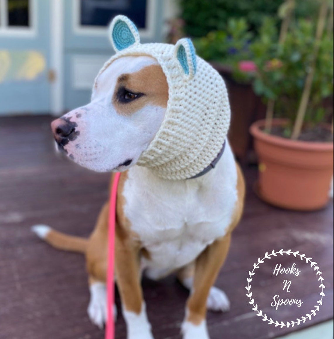 Crochet dog snood pet ear warmers animal ear protectors Etsy