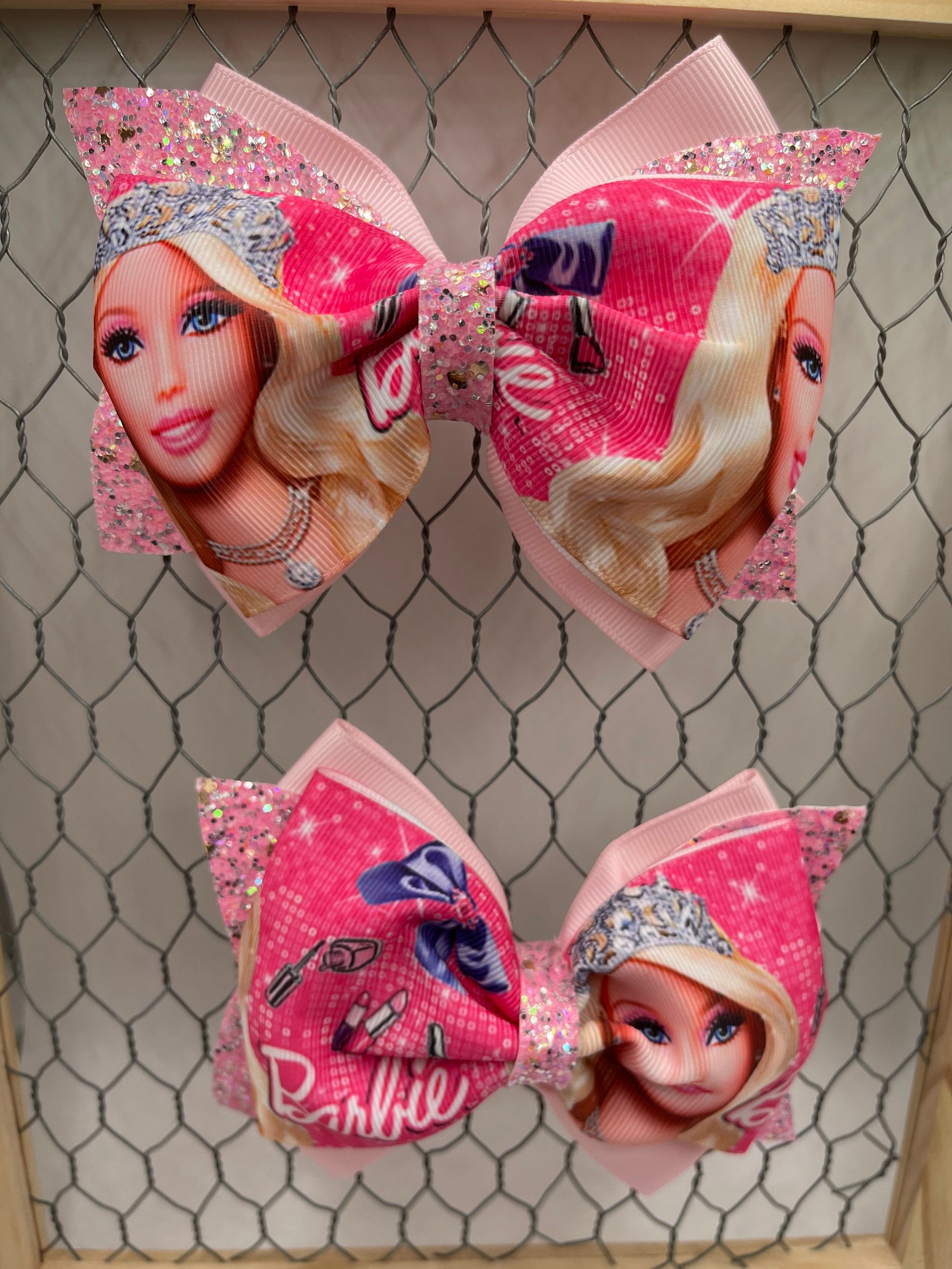 Barbie inspired piggy tail set. | Etsy