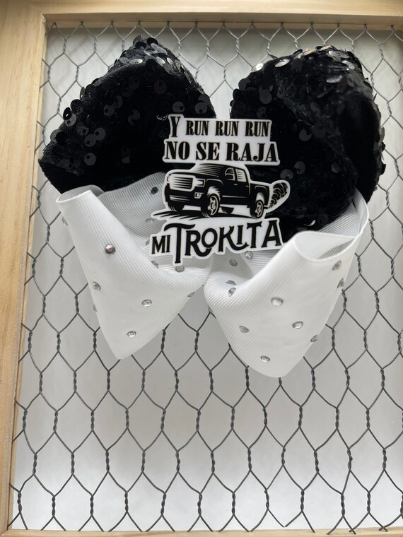 Song Run Run Mi Trokita Inspired Hair Bow Etsy