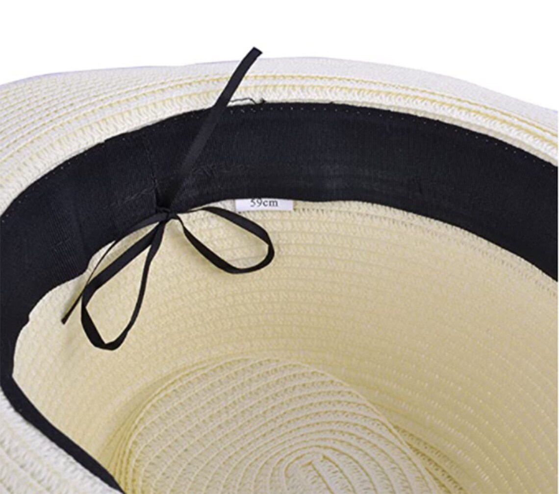 Maz Summer Paper Straw Fedora Hat With Leopard Band