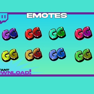 Teal - GG Twitch Emote