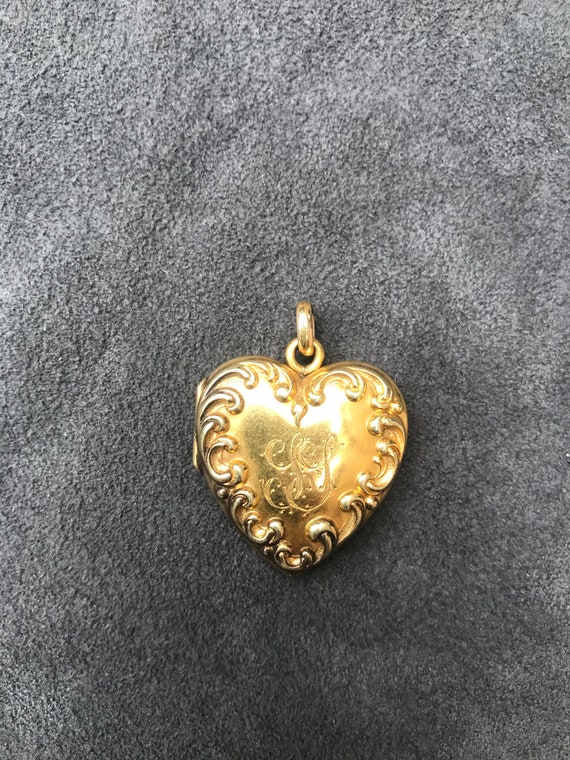 Victorian Gold-Filled Heart Locket