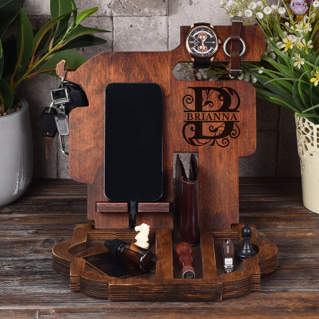 Docking Station Wood Station Docking Wood Dock Station Etsy