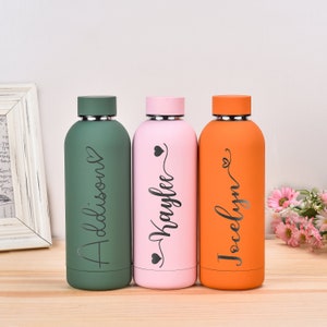 Gravierte Flasche, Wasserflasche, Brautjungfer Vorschlag, personalisiertes Geschenk, personalisierte Flasche, kundenspezifische Flasche, personalisierter Becher, Brautjungfer Geschenk Bild 3