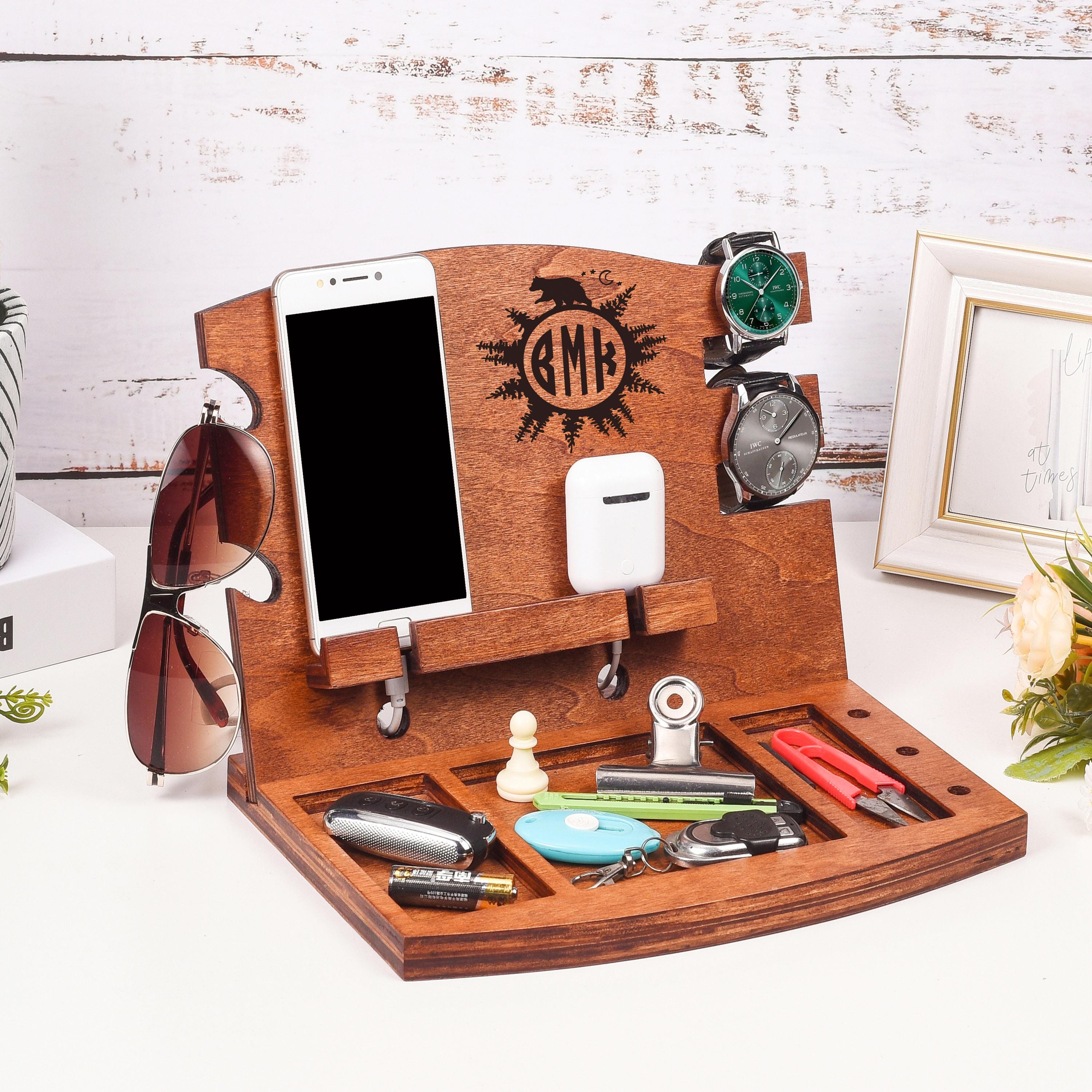Wood Docking Station, Cell Phone Stand, Cell Phone Holder,Cell Phone Station,Phone Stand,Wood Cell Stand,Wood Phone Stand,Cell, Phone Holder