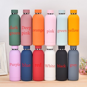 Gravierte Flasche, Wasserflasche, Brautjungfer Vorschlag, personalisiertes Geschenk, personalisierte Flasche, kundenspezifische Flasche, personalisierter Becher, Brautjungfer Geschenk Bild 8