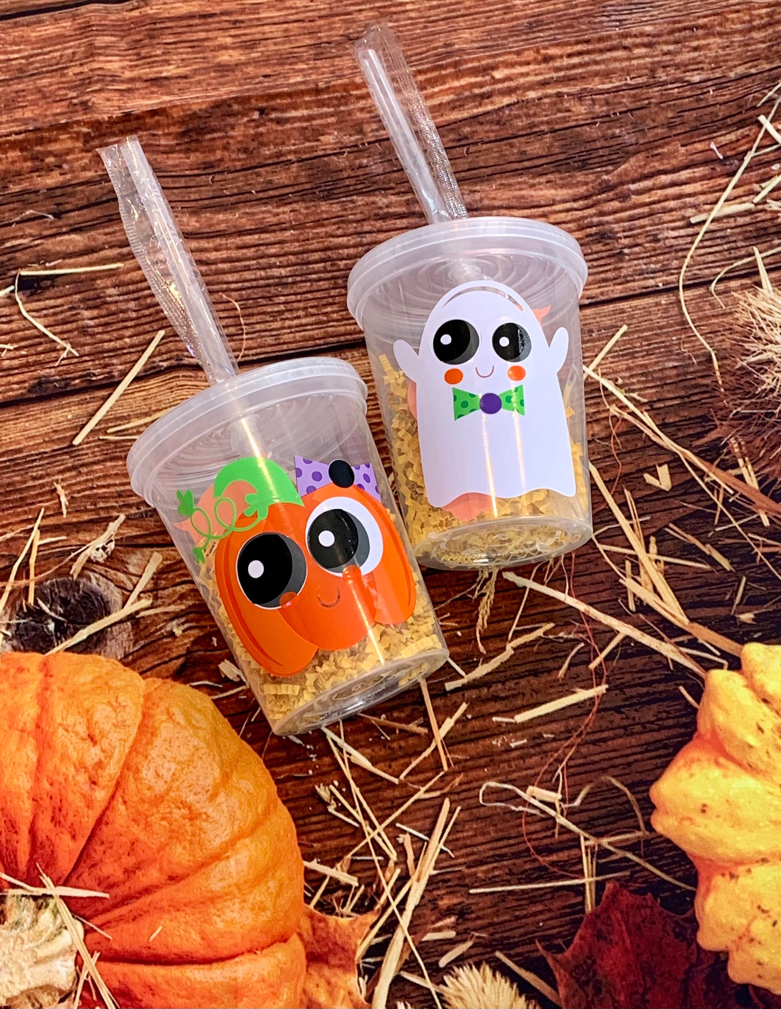 Halloween Kids Cup Kids Cup with Straw and Lid Customized Etsy