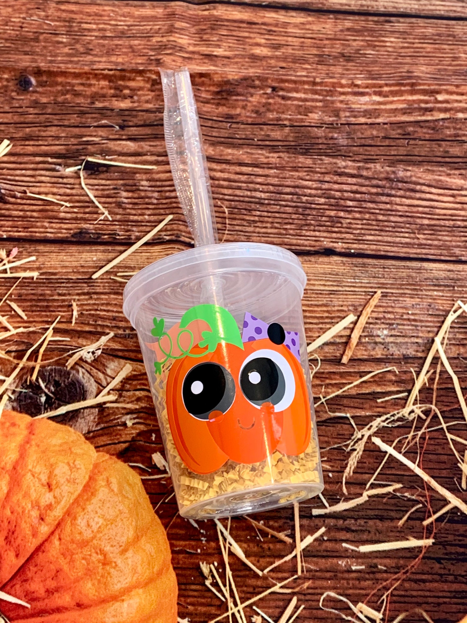 Halloween Kids Cup Kids Cup with Straw and Lid Customized Etsy