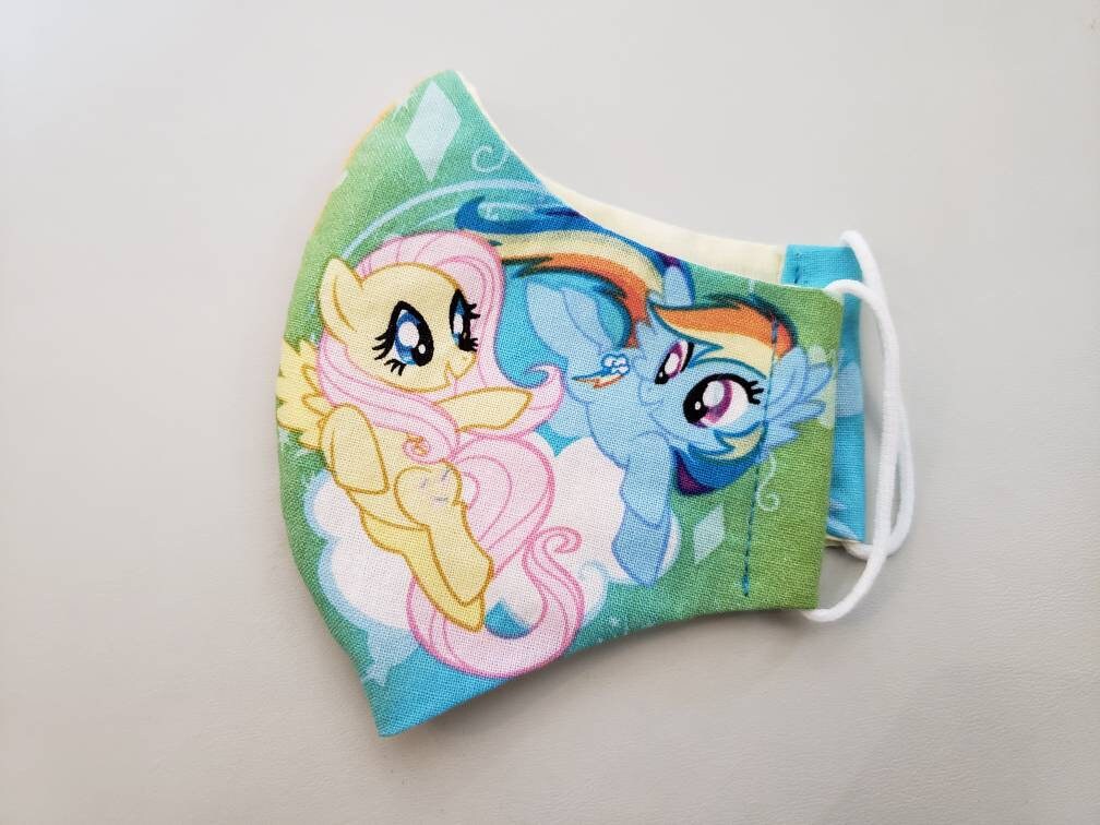 My Little Pony friendship magic face mask for toddlers and | Etsy