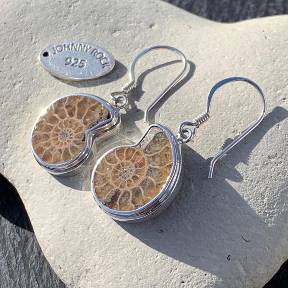 Madagascan Ammonite Handmade in 925 Sterling Silver