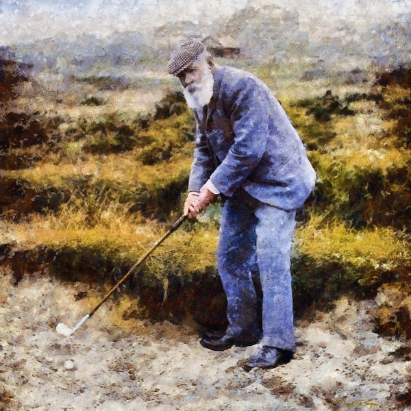 Old Tom Morris St Andrews Greenkeeper Open Champion Golfer 2110 8x10-40x50 Art Print CHOICES