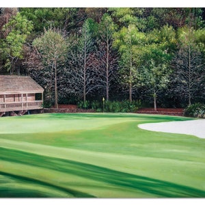 Augusta National Golf Club Hole 11 White Dogwood Masters Amen Corner PGA 11Ri2 8x10-40x60in Oil Painting Art Print