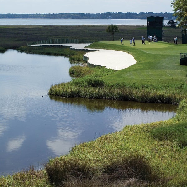 Harbour Town Golf Links Hole 17 by Phil Reich Sea Pines Resort PGA Golf 1500 8x10-40x80in Art Print CHOICES