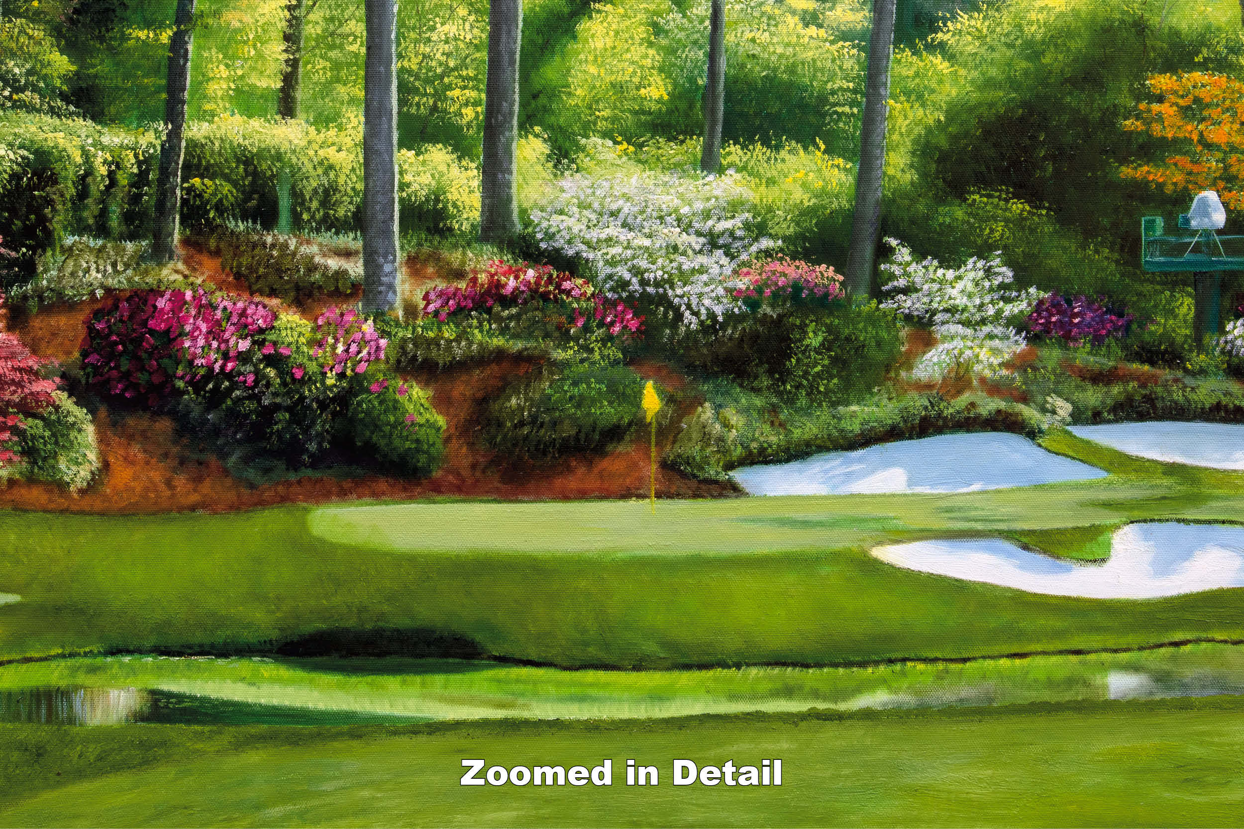 Augusta National Golf Club 12 Golden Bell Masters Amen Corner Oil