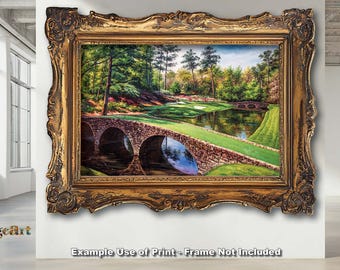 Augusta National Golf Club Hole 12 Golden Bell Amen Corner Oil