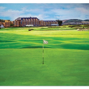 The Open Championship British Open St Andrews Links Golf Club Of St Andrews Golf Course Scotland Royal & Ancient Art Print Canvas Prints 09