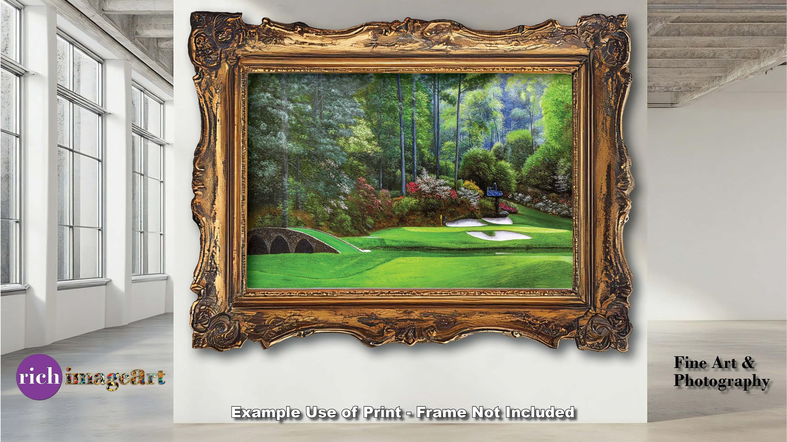 貴重 ゴルフ マスターズ Augusta 額付き絵画 アメリカ 貴重 ゴルフ マスターズ Augusta 額付き絵画 アメリカ