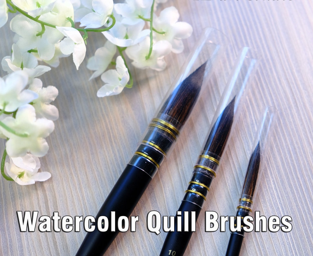 Creative Mark Danube Professional Watercolor Quill Paint Brushes for