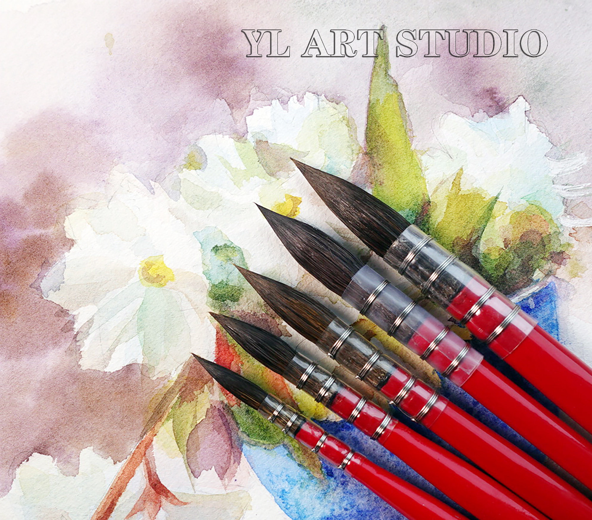 Watercolor SQUIRREL Brush Red Brush Etsy Canada