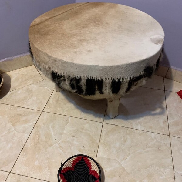 Modern Furniture, Drum Table, Drum stool , Small African drum, Leather drum, African Drum, Musical instrument, Drum